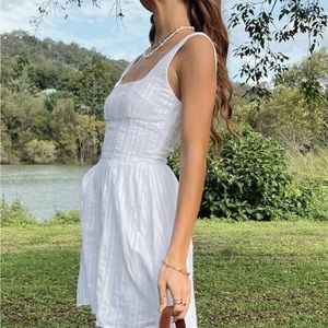 Lorinda Mini Dress White